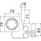 Bouton thermostatique pour radiateur Type: 3468LH Remplis de liquide Blanc